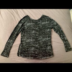 Black and grey long sleeve